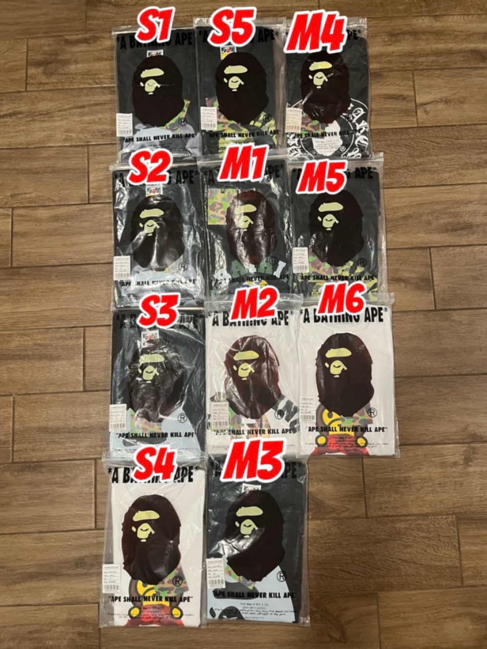 Bape shirts
